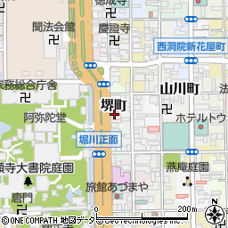 丸西宗教織物株式会社　本願寺店周辺の地図