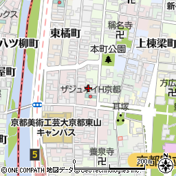 京都府京都市東山区本町4丁目132周辺の地図