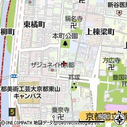 京都府京都市東山区本町4丁目133周辺の地図