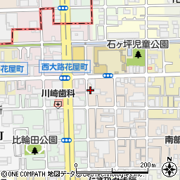京都府京都市下京区西七条西石ケ坪町周辺の地図