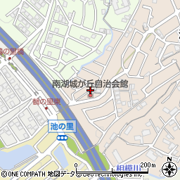 滋賀県大津市湖城が丘23-5周辺の地図