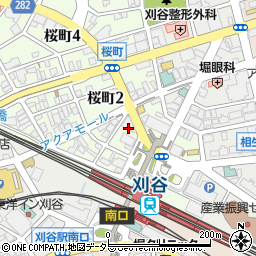 西尾信用金庫刈谷支店周辺の地図