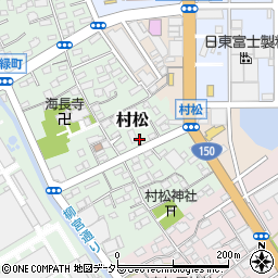 静岡県静岡市清水区村松69-4周辺の地図