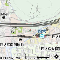 京都府京都市山科区四ノ宮泉水町10-38周辺の地図