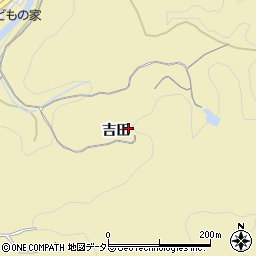 愛知県岡崎市米河内町吉田周辺の地図