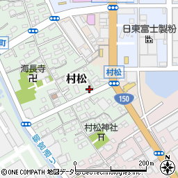 静岡県静岡市清水区村松69-6周辺の地図