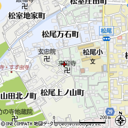 京都府京都市西京区松尾井戸町周辺の地図