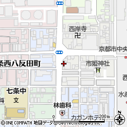 京都府京都市下京区朱雀分木町52周辺の地図