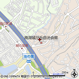 滋賀県大津市湖城が丘23-17周辺の地図