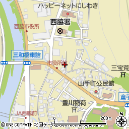 兵庫県西脇市西脇771-32周辺の地図