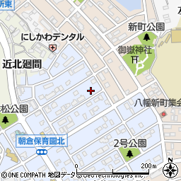 愛知県知多市朝倉町229周辺の地図