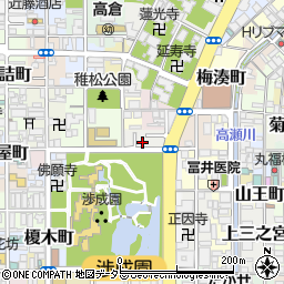 京都府京都市下京区八軒町周辺の地図