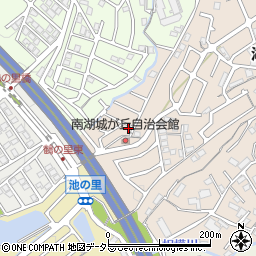 滋賀県大津市湖城が丘23-3周辺の地図