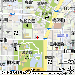 京都府京都市下京区八軒町周辺の地図