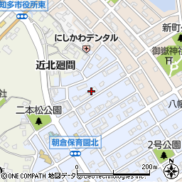 愛知県知多市朝倉町177周辺の地図