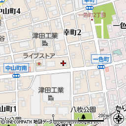 愛知県刈谷市幸町周辺の地図