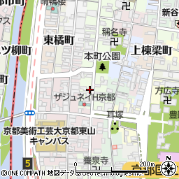 京都府京都市東山区本町4丁目128周辺の地図