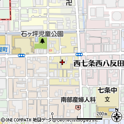 京都府京都市下京区西七条東石ケ坪町55-5周辺の地図