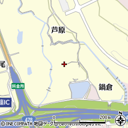 京都府亀岡市篠町篠芦原周辺の地図