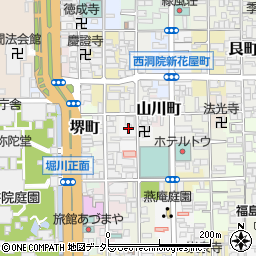 京都府京都市下京区柳町321周辺の地図