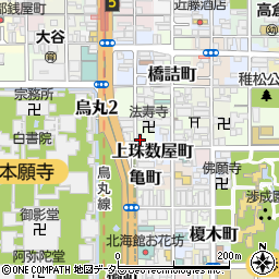 京都府京都市下京区高槻町340周辺の地図