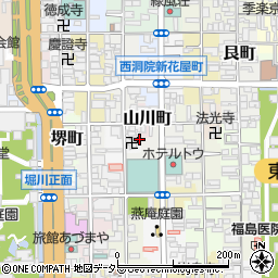 京都府京都市下京区柳町320周辺の地図