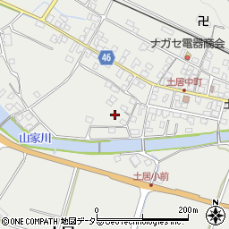 岡山県美作市土居443周辺の地図