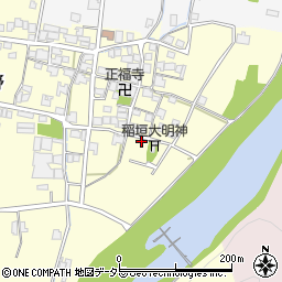 兵庫県宍粟市山崎町野154周辺の地図