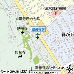 静岡県静岡市清水区村松2058周辺の地図