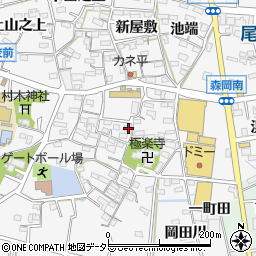 愛知県知多郡東浦町森岡岡田41周辺の地図