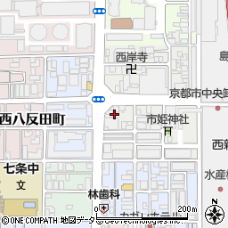 京都府京都市下京区朱雀分木町54周辺の地図