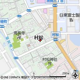 静岡県静岡市清水区村松69周辺の地図