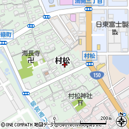 静岡県静岡市清水区村松69-1周辺の地図