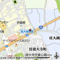 古本市場桂店周辺の地図