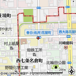 佐井花屋町 京都市 地点名 の住所 地図 マピオン電話帳