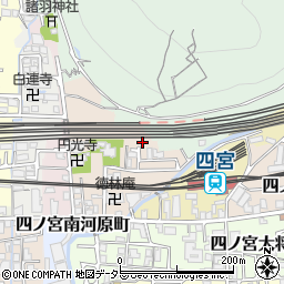 京都府京都市山科区四ノ宮泉水町10-48周辺の地図