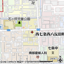 京都府京都市下京区西七条東石ケ坪町43周辺の地図
