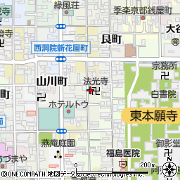京都府京都市下京区東松屋町835周辺の地図