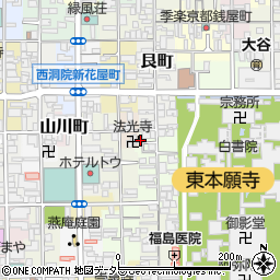 京都府京都市下京区東若松町820周辺の地図