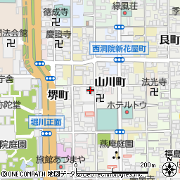 京都府京都市下京区柳町319周辺の地図