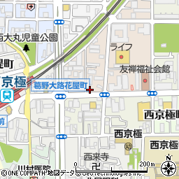 京都府京都市右京区西京極畔勝町49-1周辺の地図