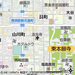 京都府京都市下京区東松屋町840周辺の地図