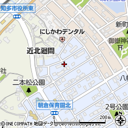 愛知県知多市朝倉町153周辺の地図