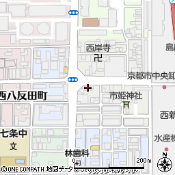 京都府京都市下京区朱雀分木町55周辺の地図