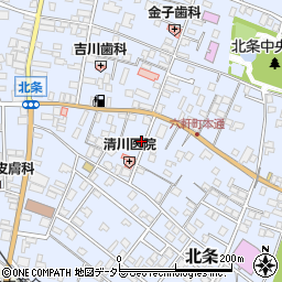 秋山洋裁店周辺の地図