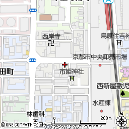 京都府京都市下京区朱雀分木町70周辺の地図