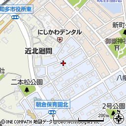 愛知県知多市朝倉町154周辺の地図