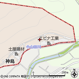 静岡県伊豆の国市神島1452周辺の地図
