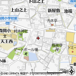 愛知県知多郡東浦町森岡岡田36周辺の地図
