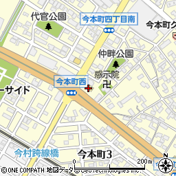 コメダ珈琲店 安城今村店周辺の地図